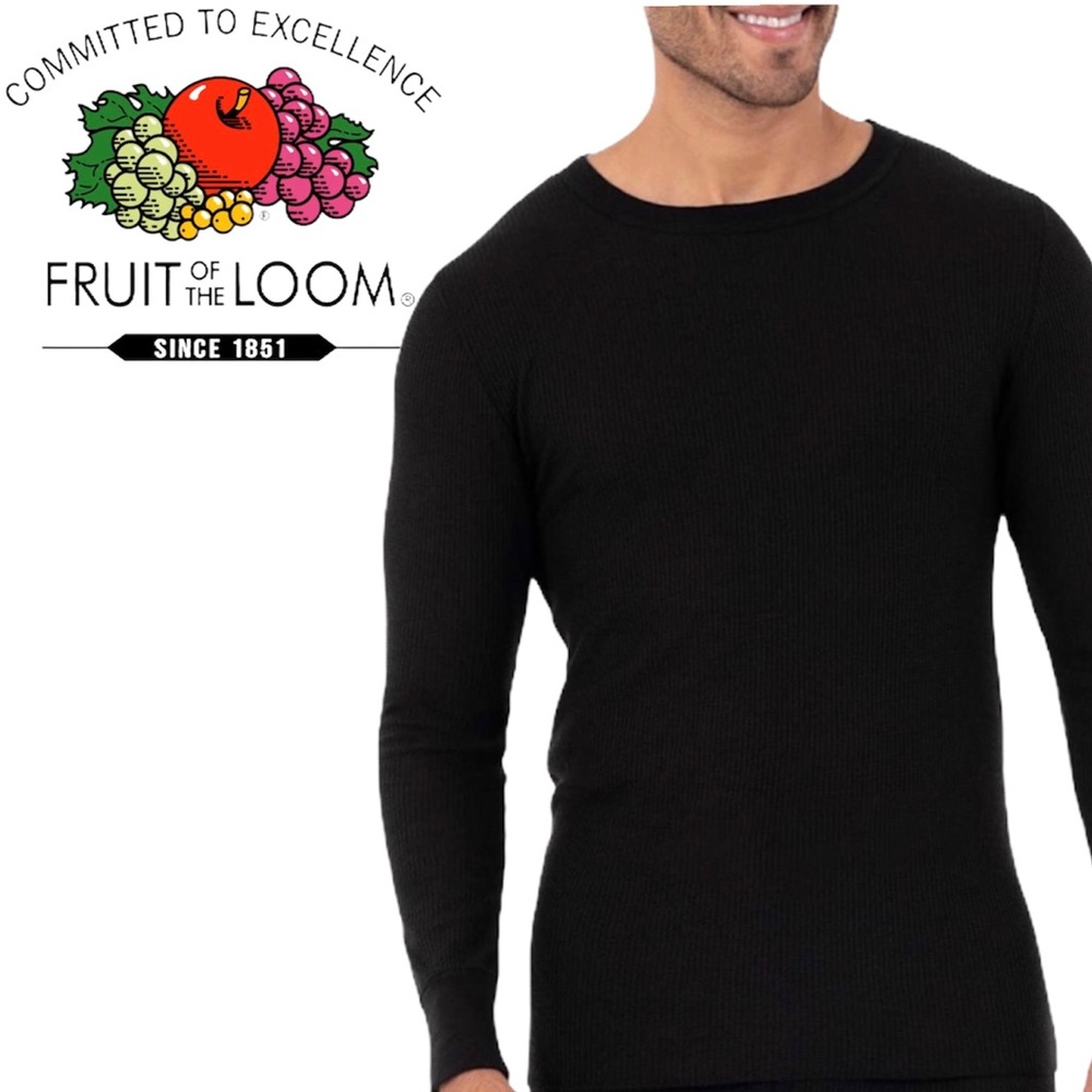 Men's Classic Thermal Underwear Crew Top Size XXL